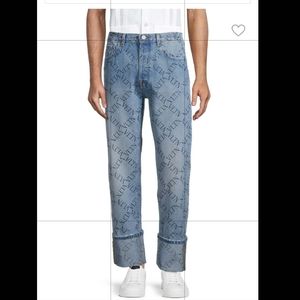 Valentino Garavani monogram grid jeans